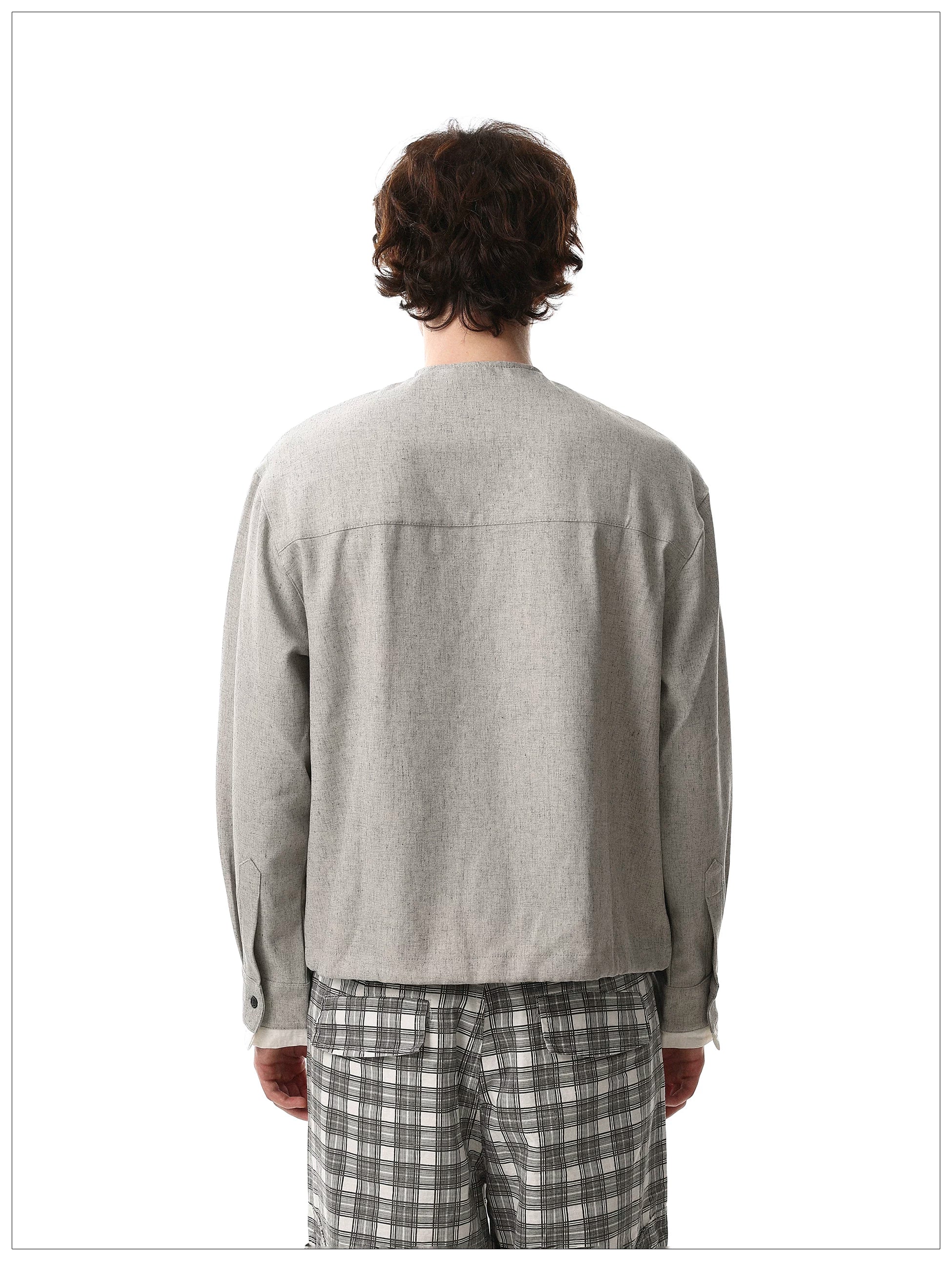 Minimalist Button-Down Cardigan Jacket - Image 7