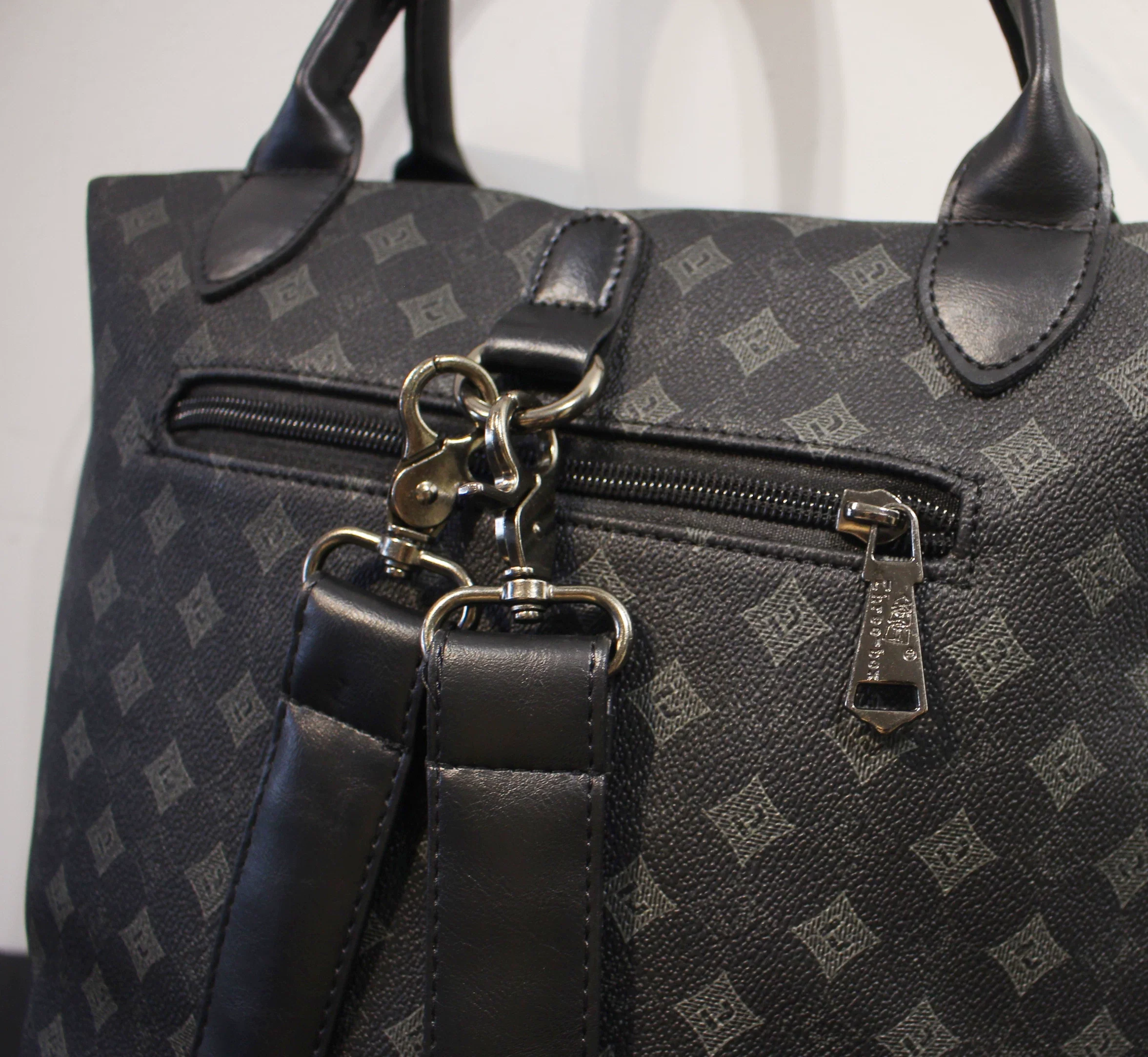 Monogram Canvas Convertible Backpack - Image 9