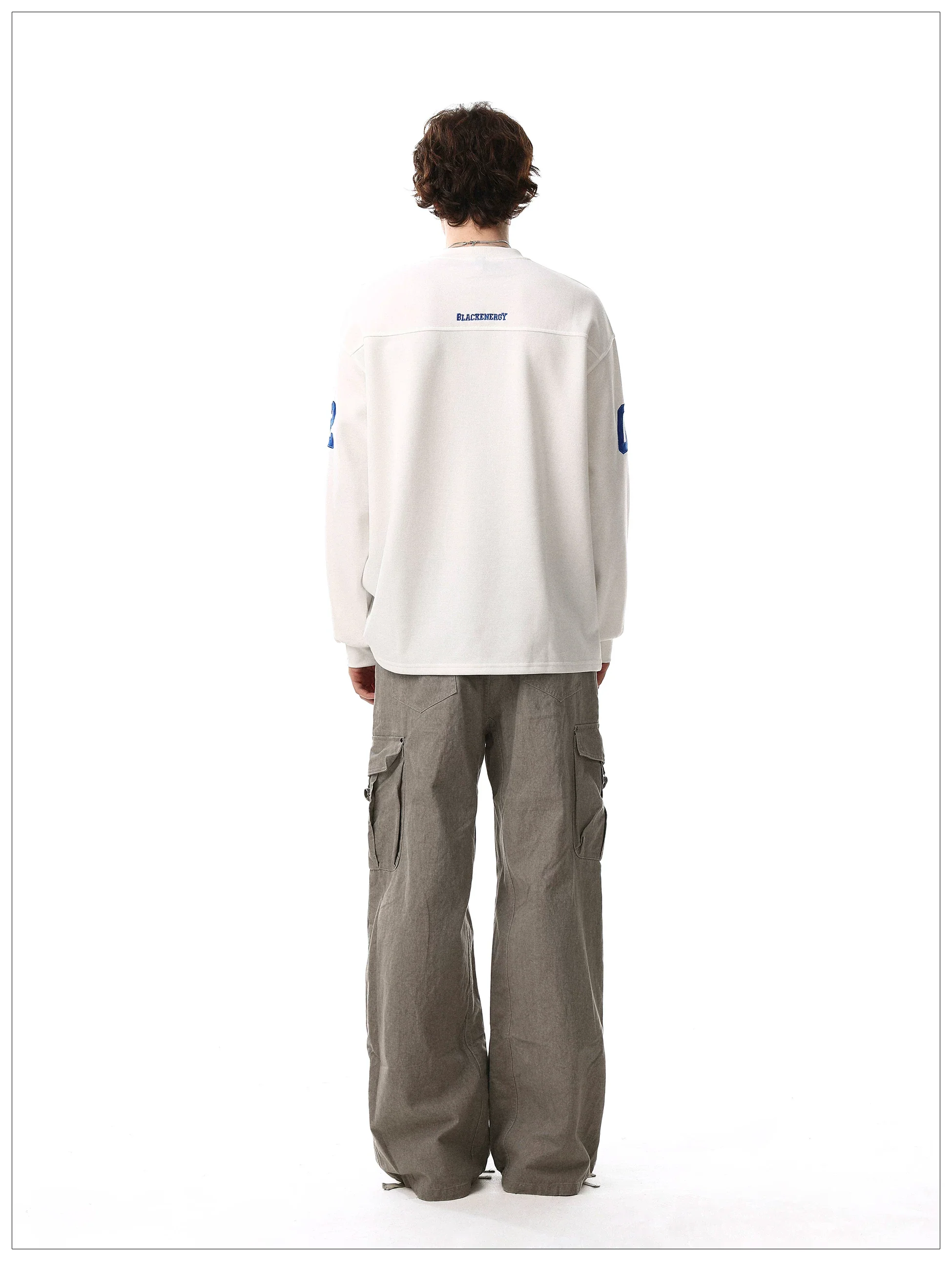 Number Print Long Sleeve Sweatshirt - Image 10