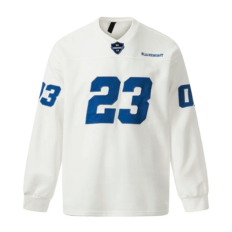 Number Print Long Sleeve Sweatshirt - Image 11