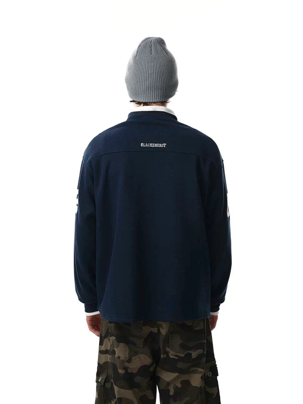 Number Print Long Sleeve Sweatshirt - Image 7