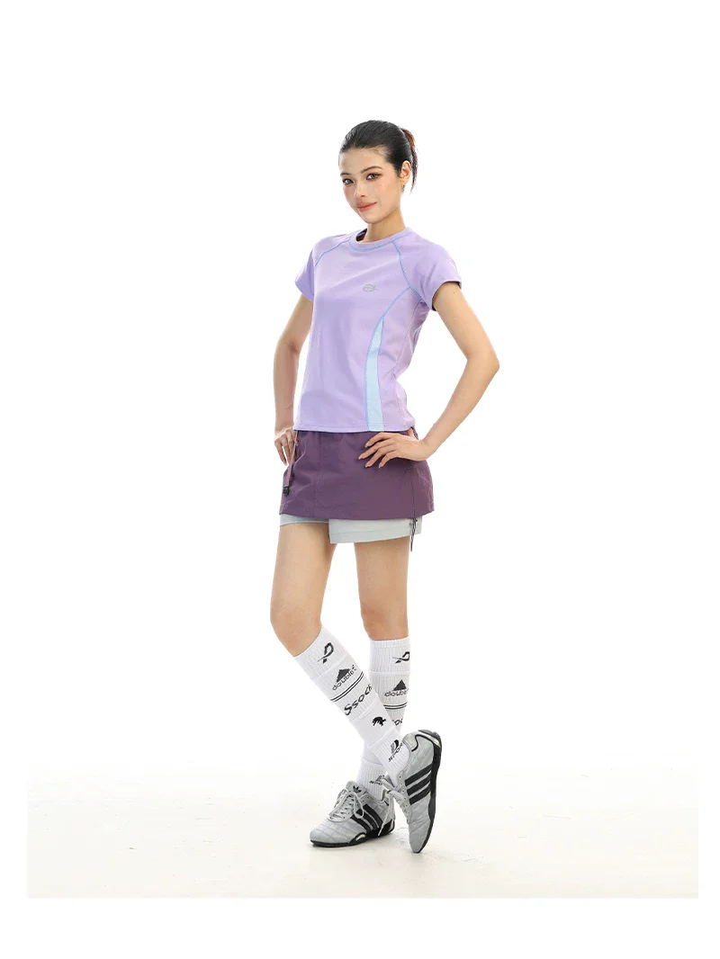 Outdoor Quick-Dry Colorblock T-Shirt - Image 8