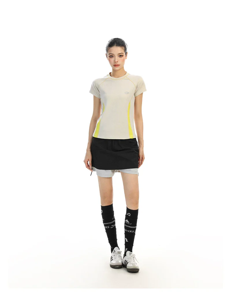 Outdoor Quick-Dry Colorblock T-Shirt - Image 9