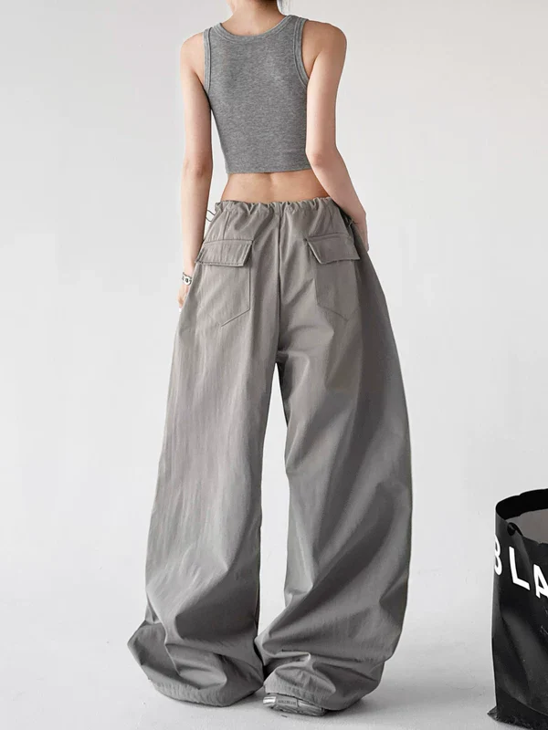 Outdoor Wide-Leg Parachute Casual Pants - Image 3