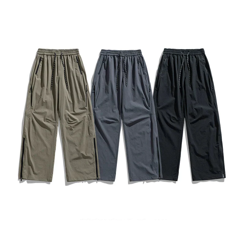 Windproof Wide-Leg Sports Pants - Image 10