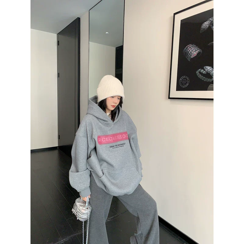 Oversized Embroidered Hooded Sweatshirt - Image 5