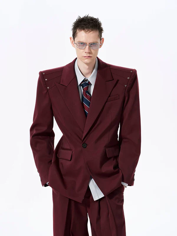 Oversized Casual Suit Jacket and Pants - Image 3