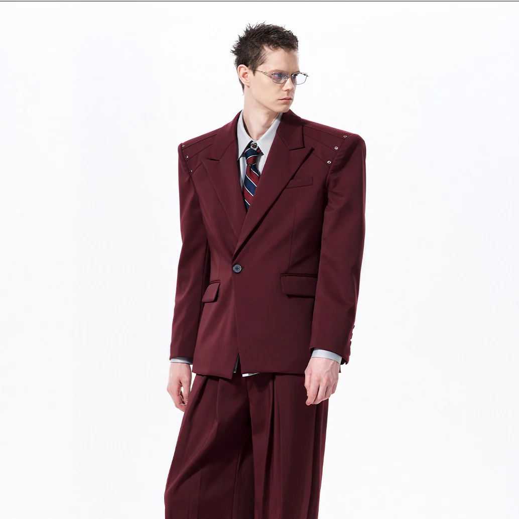 Oversized Casual Suit Jacket and Pants - Image 5