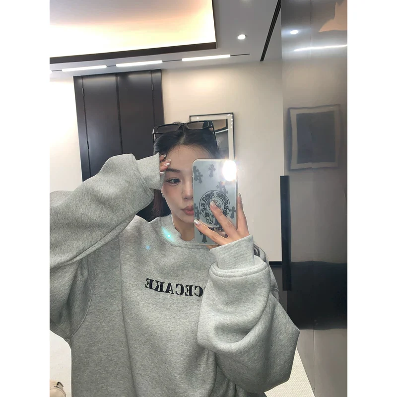 Embroidered Cotton Crew Neck Pullover - Image 10