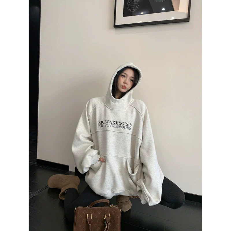 Oversized Embroidered Hooded Sweatshirt - Image 5