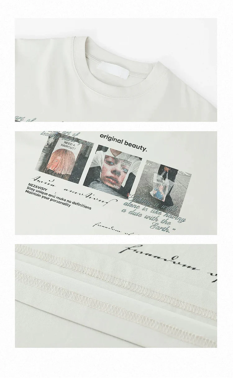 Oversized Graphic Print Short-Sleeve T-Shirt - Image 11
