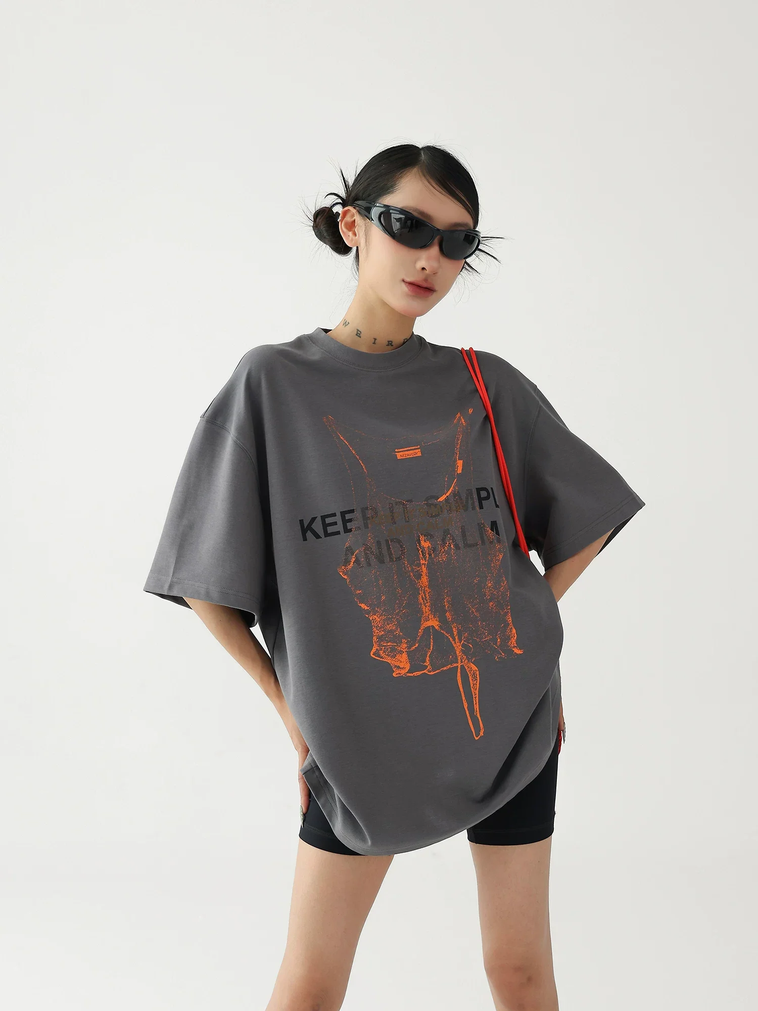 Oversized Graphic Short-Sleeve T-Shirt - Image 3