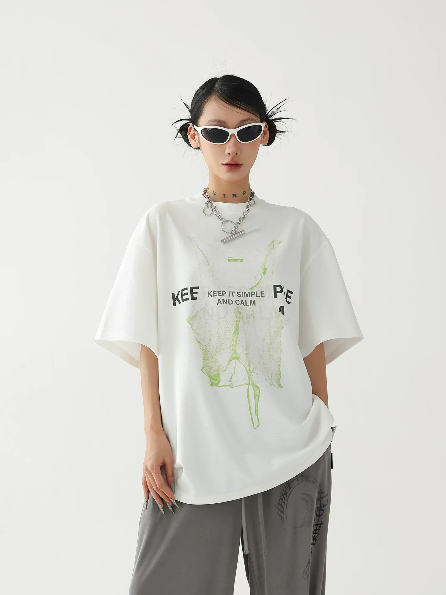 Oversized Graphic Short-Sleeve T-Shirt - Image 7