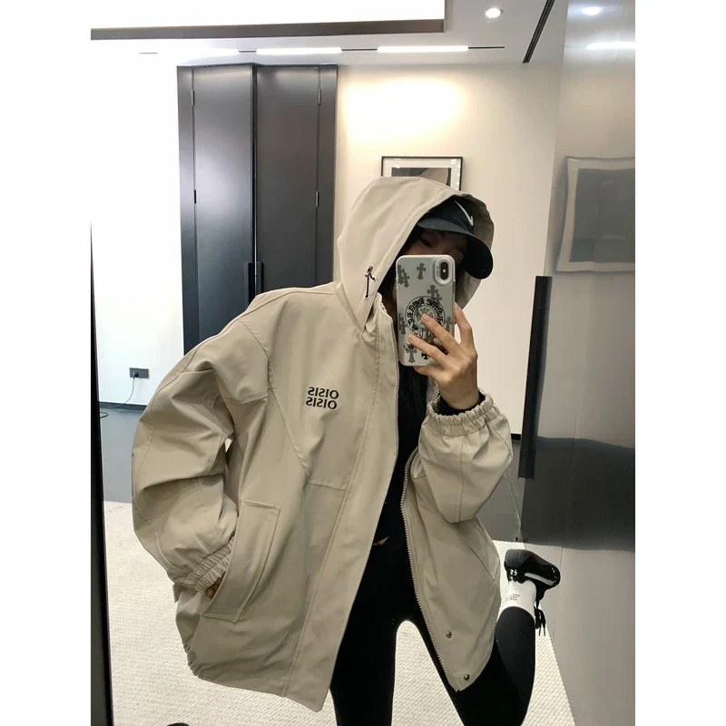 Oversized Hooded Zip Jacket