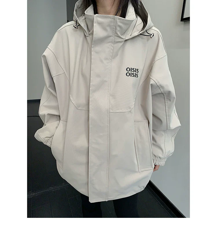 Oversized Hooded Zip Jacket - Image 3