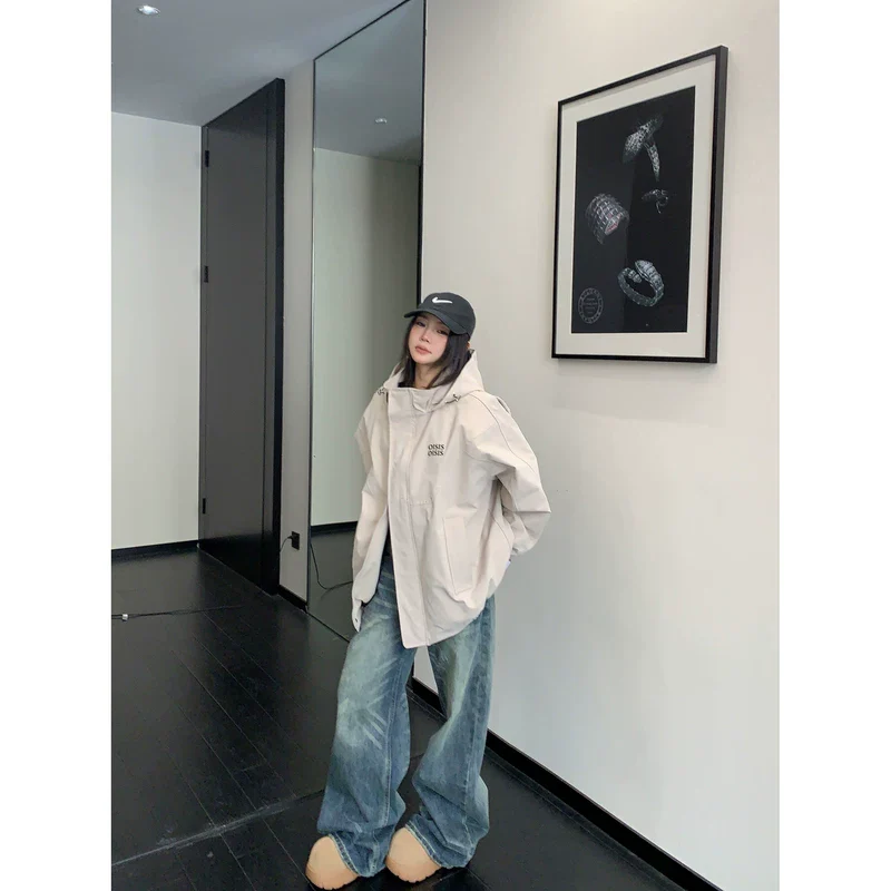 Oversized Hooded Zip Jacket - Image 7