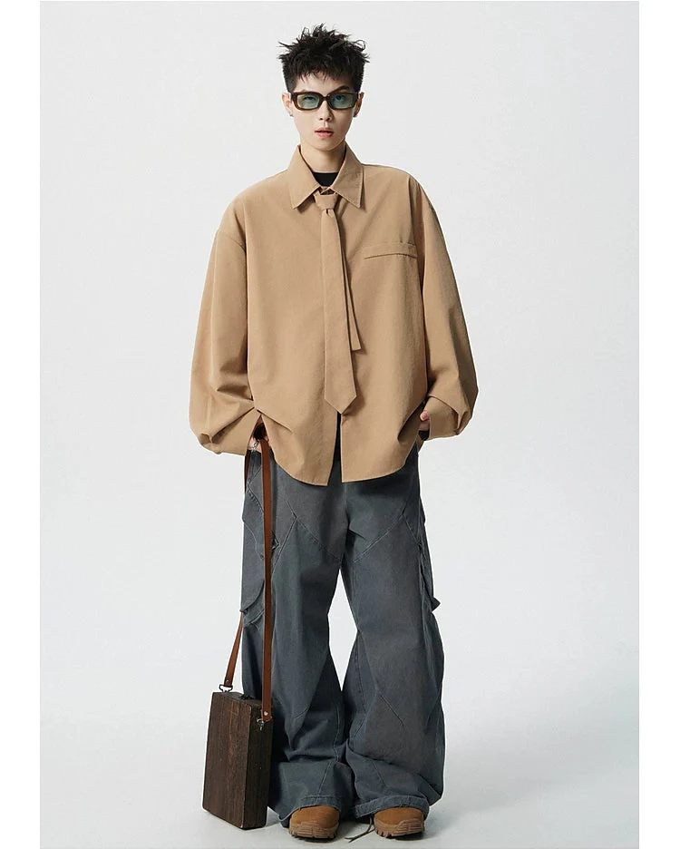 Oversized Long Sleeve Shirt - Image 12