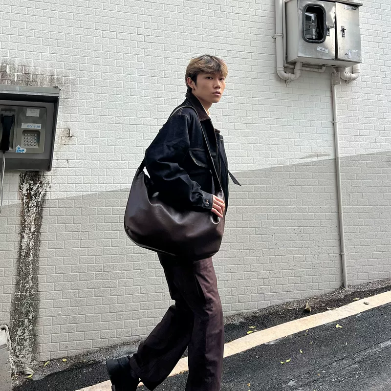 Oversized PU Shoulder Tote Bag - Image 5