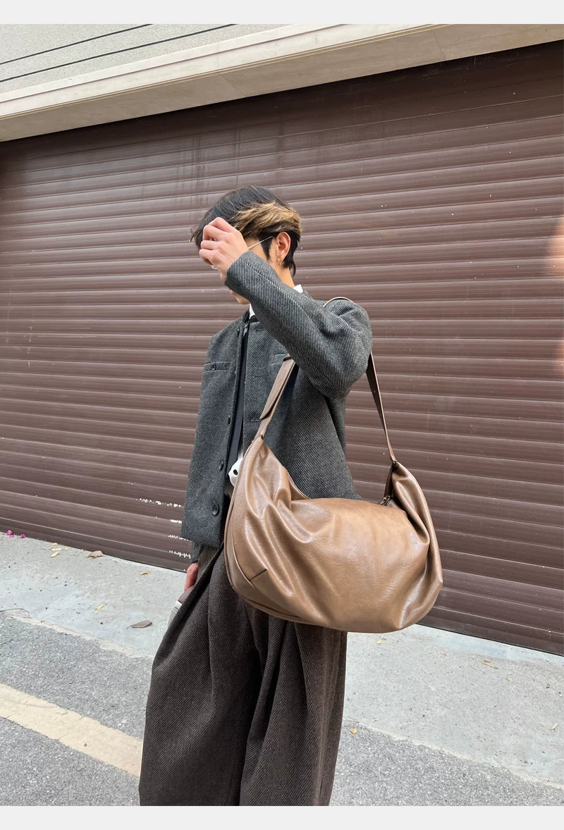 Oversized PU Shoulder Tote Bag - Image 7