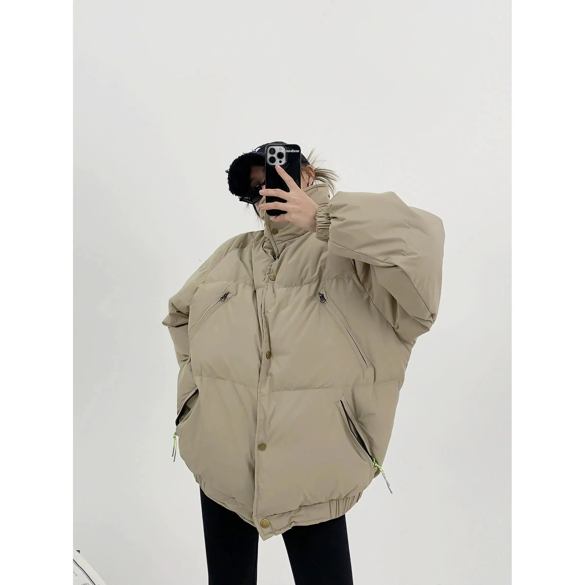 Oversized Quilted Puffer Coat - Image 2
