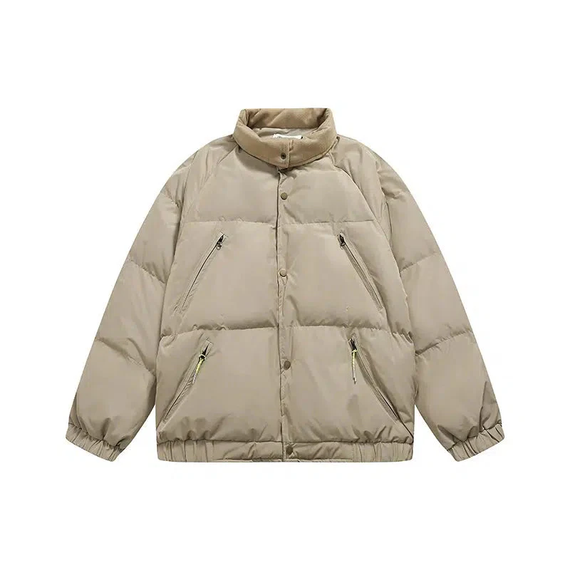 Oversized Quilted Puffer Coat - Image 9