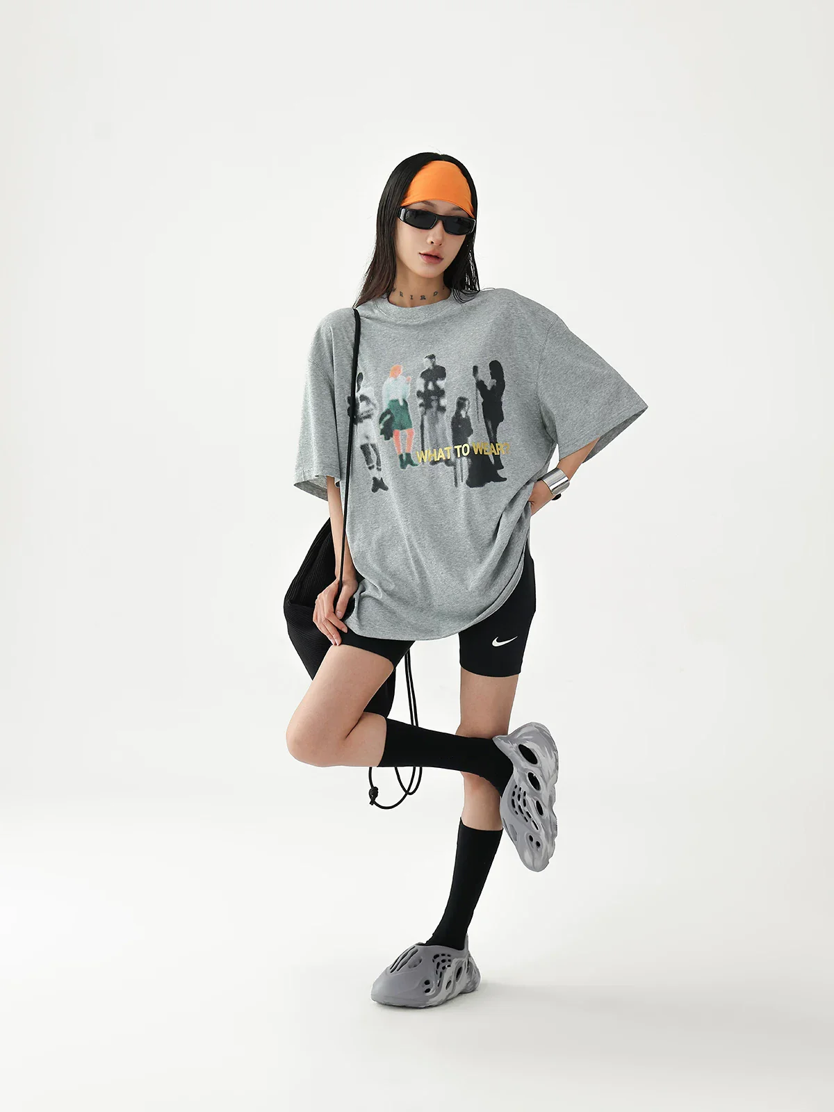 Oversized Streetwear Graphic Portrait T-Shirt - Image 4