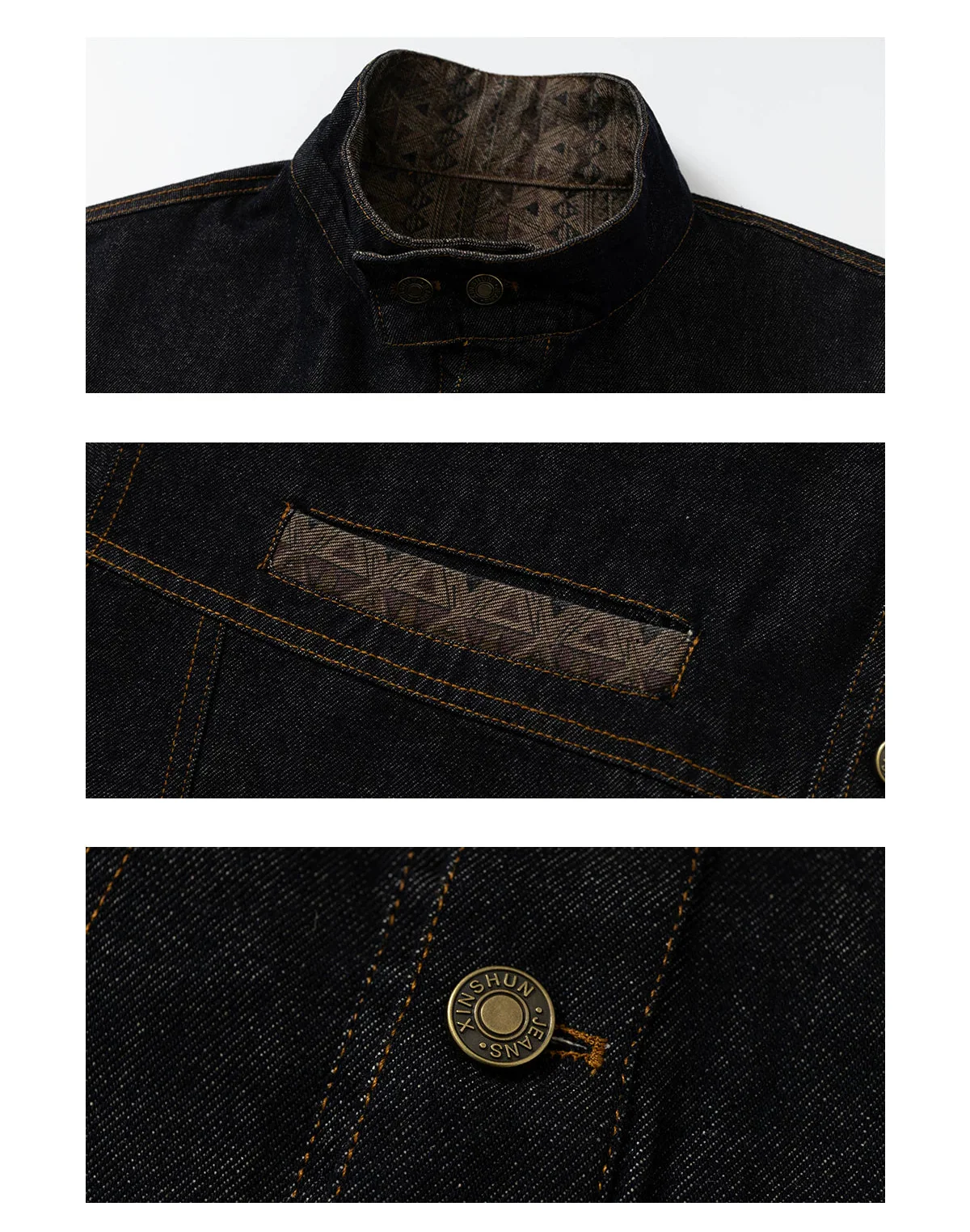 Patchwork Denim Workwear Jacket and Pants - Image 10