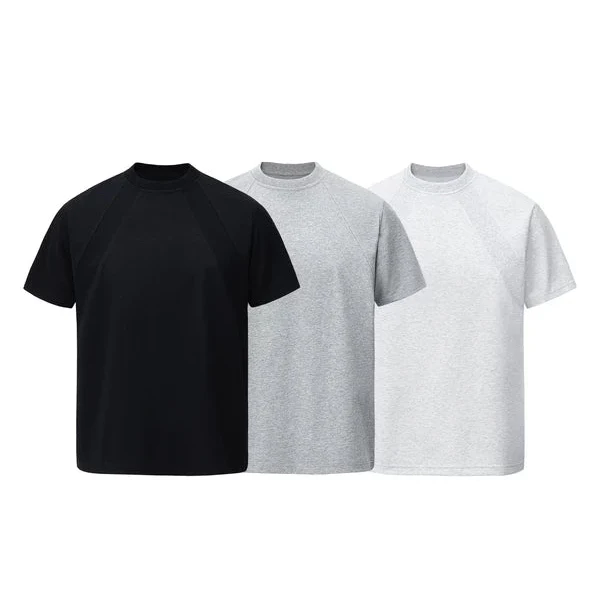 Patchwork Short-Sleeve Crewneck T-Shirt - Image 4