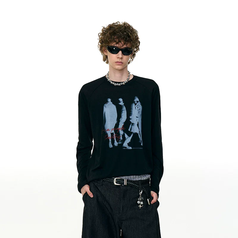 Phantom Graphic Raglan Long Sleeve T-Shirt - Image 3