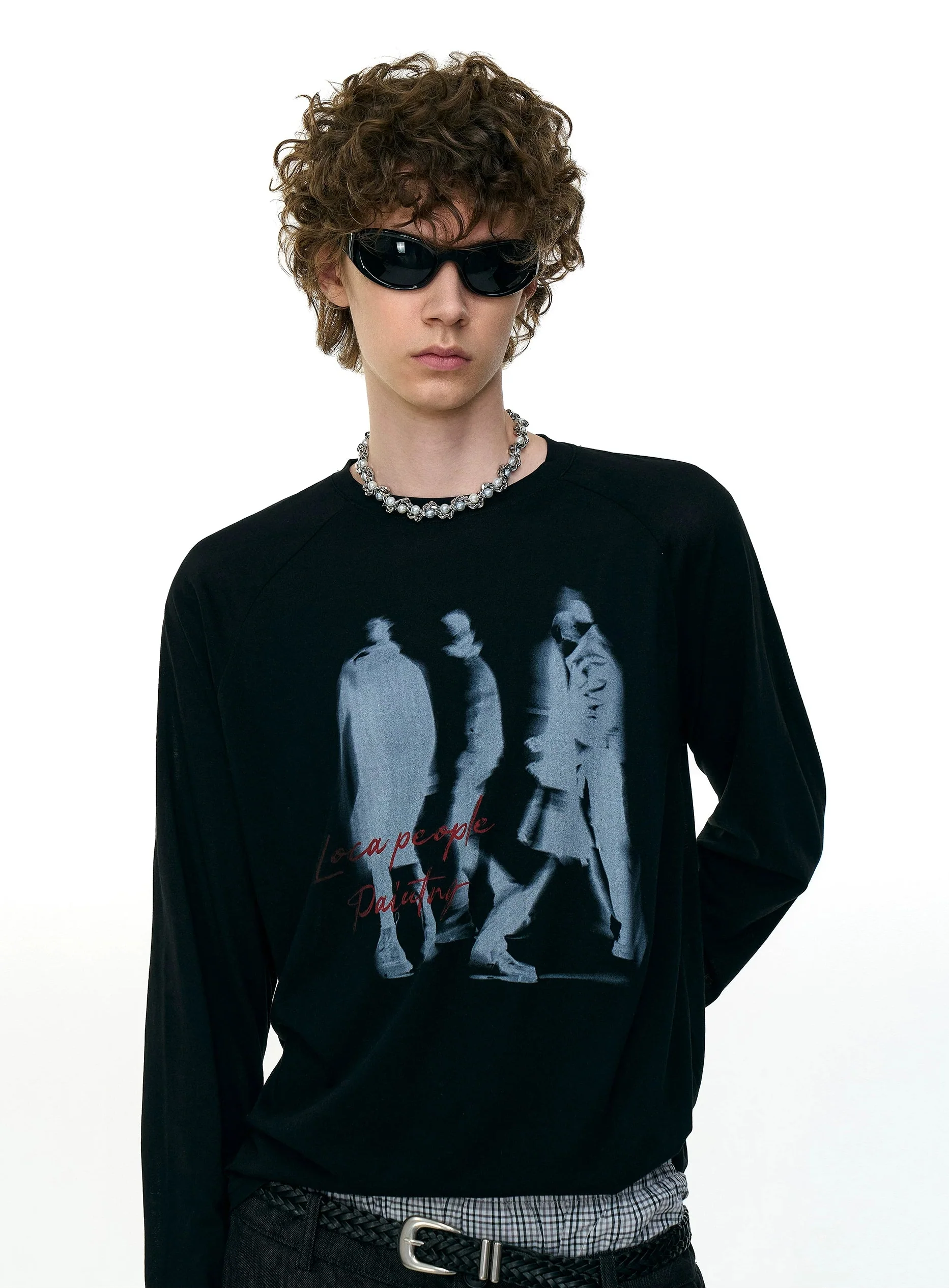 Phantom Graphic Raglan Long Sleeve T-Shirt - Image 5