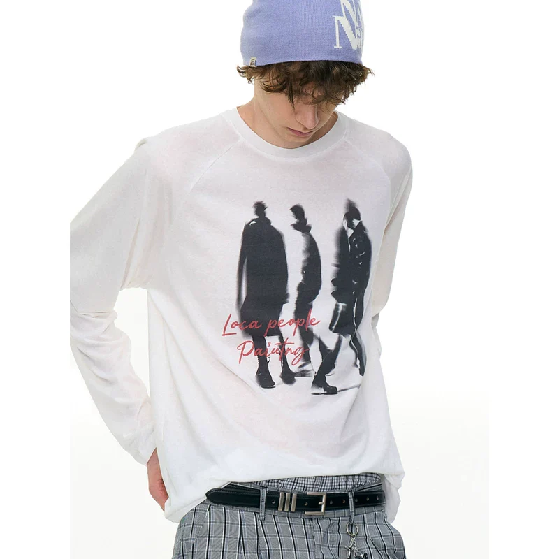 Phantom Graphic Raglan Long Sleeve T-Shirt - Image 6