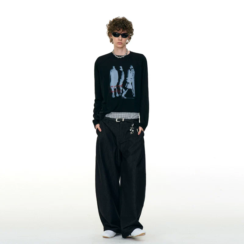 Phantom Graphic Raglan Long Sleeve T-Shirt - Image 7