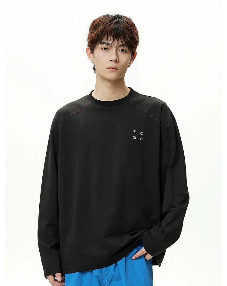 Quick-Drying Raglan Long-Sleeve Pullover - Image 5