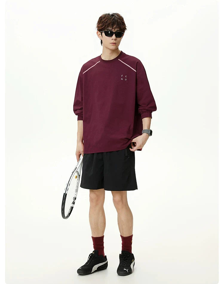 Quick-Drying Raglan Long-Sleeve Pullover - Image 8