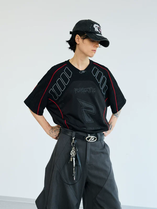 Racing Mesh Sports Jersey Shirt - Image 3