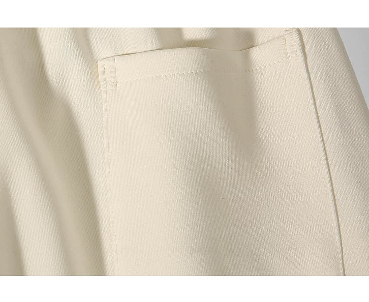 Reflective Stripe Wide-Leg Casual Pants - Image 10