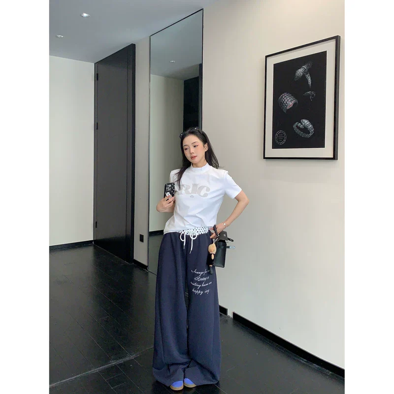Relaxed Fit Straight Leg Sweatpants - Image 5
