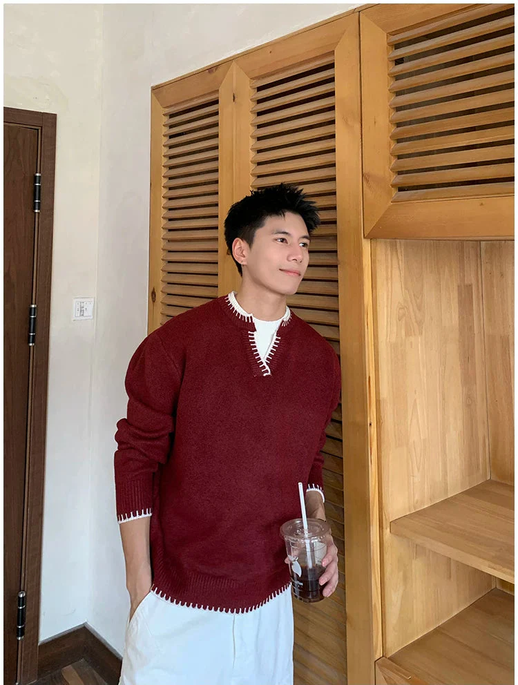 Relaxed Knit Pullover Sweater - Image 6