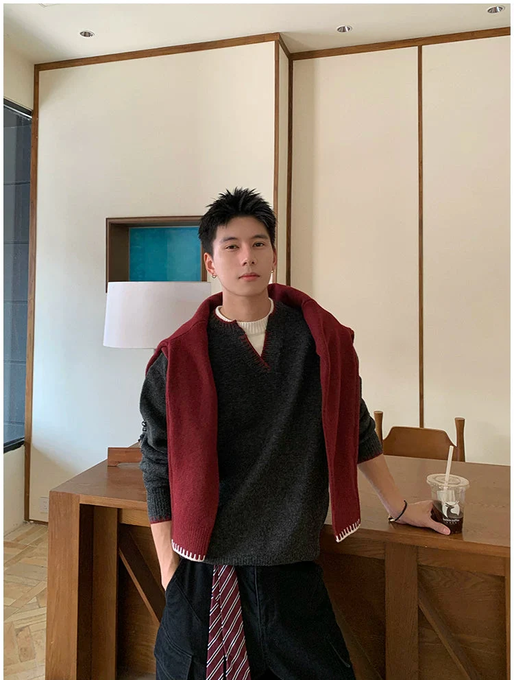 Relaxed Knit Pullover Sweater - Image 8