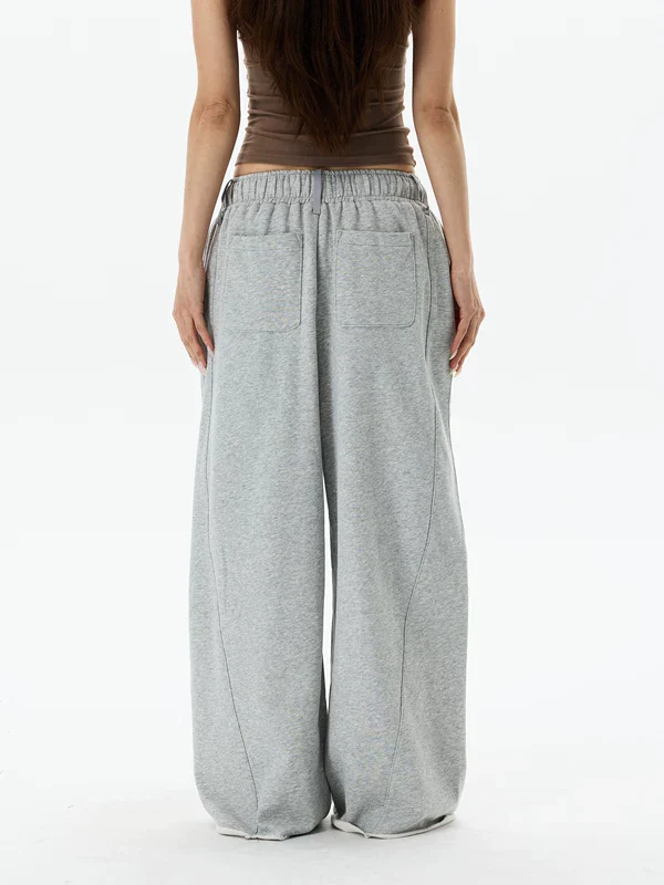 Relaxed Wide-Leg Graphic Sweatpants - Image 2