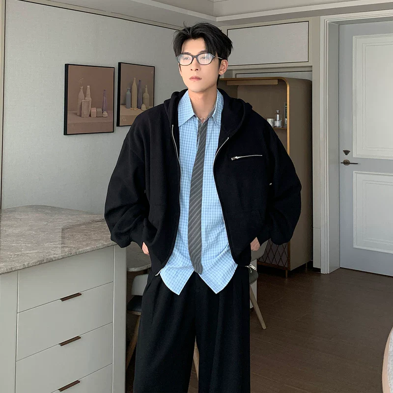 Relaxed Zipper Hoodie and Pants - Image 4