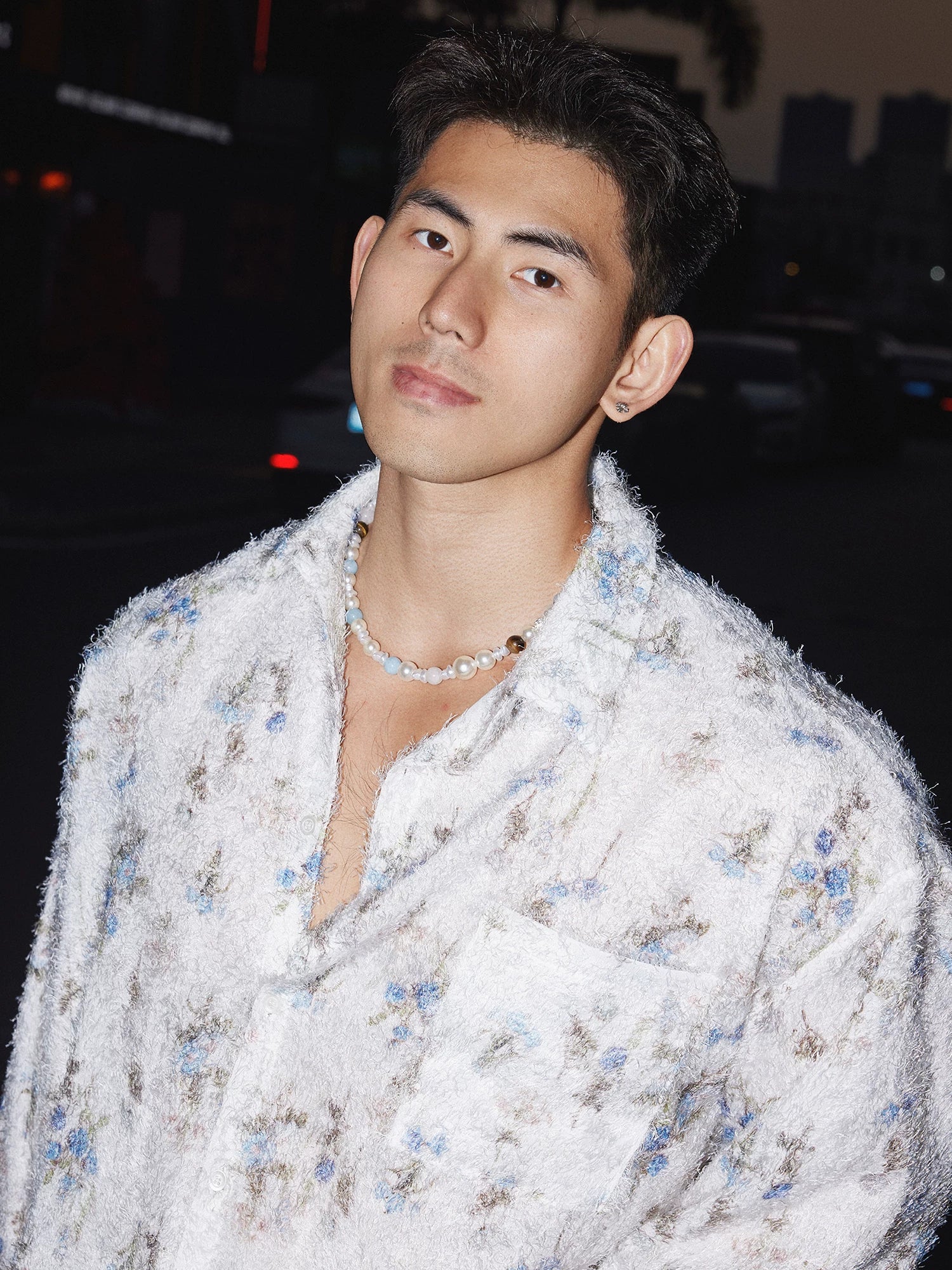 Resort Style Relaxed Floral Long-Sleeve Shirt - Image 8