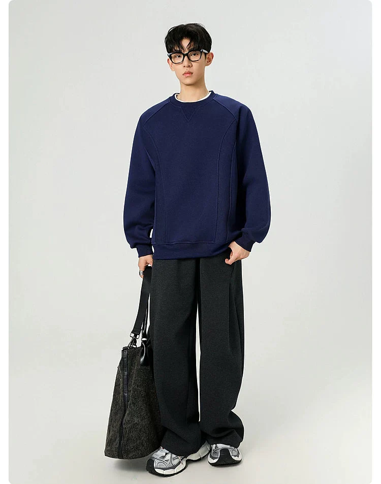 Retro Deconstructed Crewneck Sweatshirt - Image 10