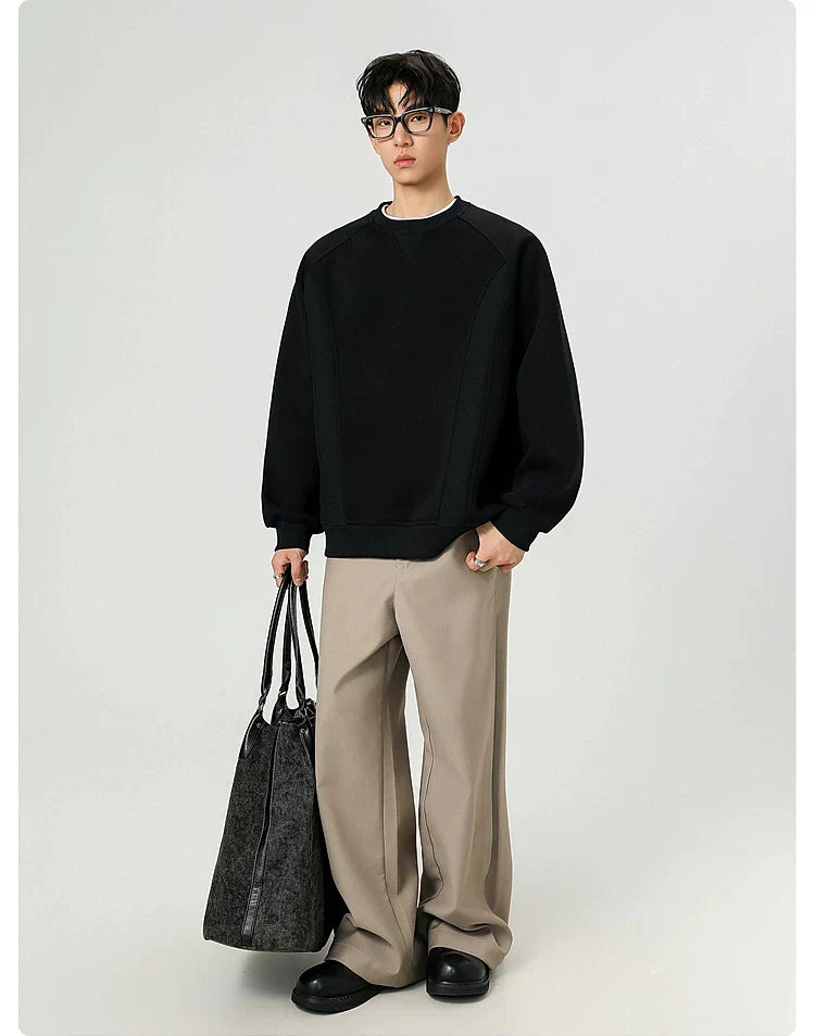 Retro Deconstructed Crewneck Sweatshirt - Image 8