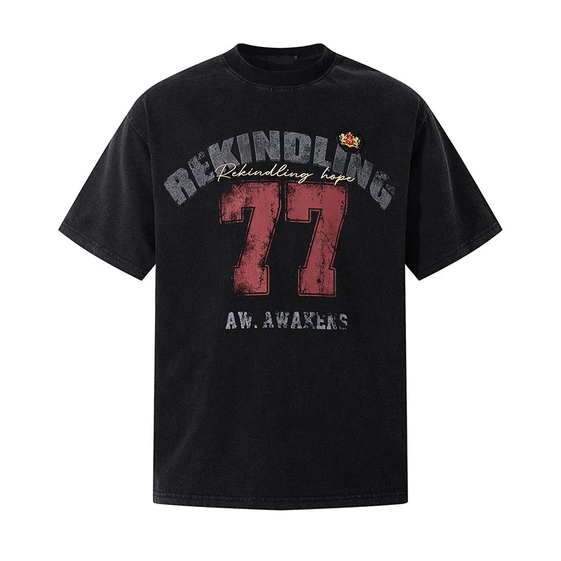 Retro Graphic 77 Short-Sleeve T-Shirt - Image 11