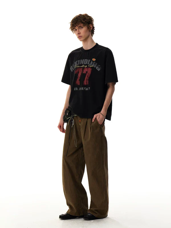 Retro Graphic 77 Short-Sleeve T-Shirt - Image 9