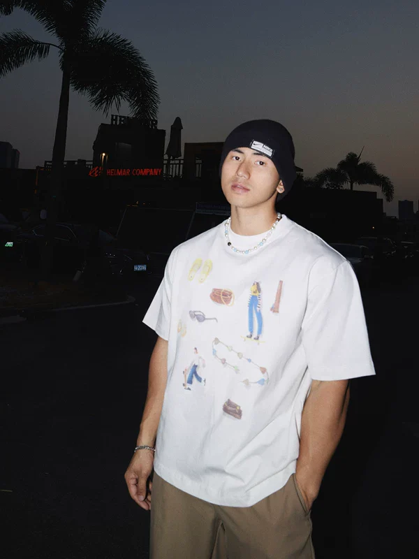 Graphic Casual Short-Sleeve T-Shirt