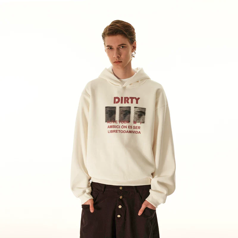Graphic Print Oversized Hoodie - Image 4