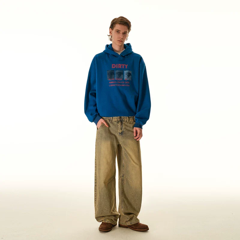 Graphic Print Oversized Hoodie - Image 5
