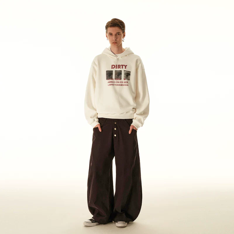 Graphic Print Oversized Hoodie - Image 6